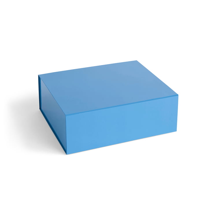 Colour Storage box magnetic M from Hay in color sky blue