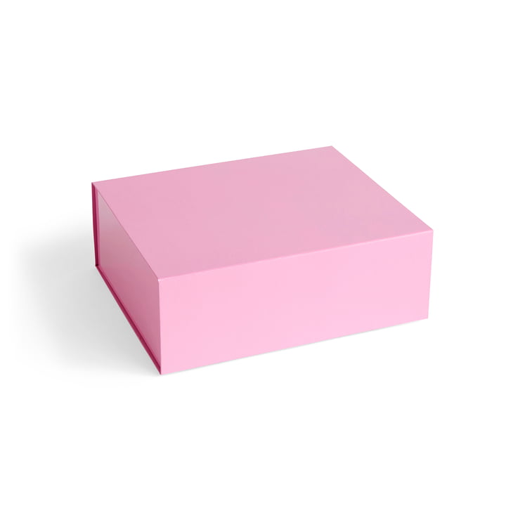 Colour Storage box magnetic M from Hay in color pink