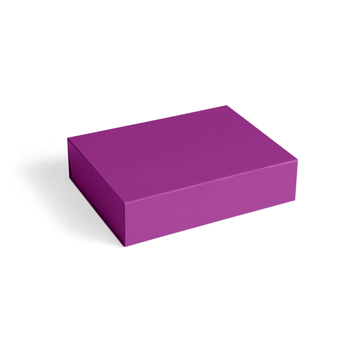 Colour Storage box magnetic S from Hay in color vibrant purple