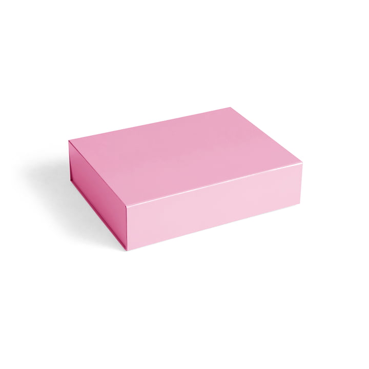 Colour Storage box magnetic S from Hay in color pink