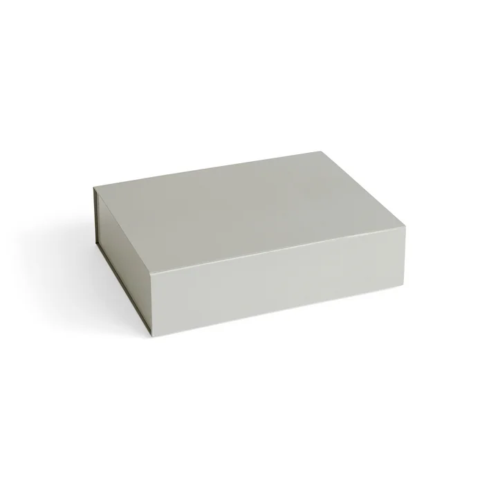 Colour Storage box magnetic S from HAY in color gray