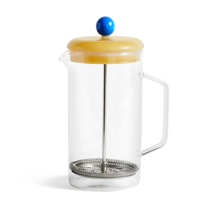 French Press coffee maker from HAY in the version clear