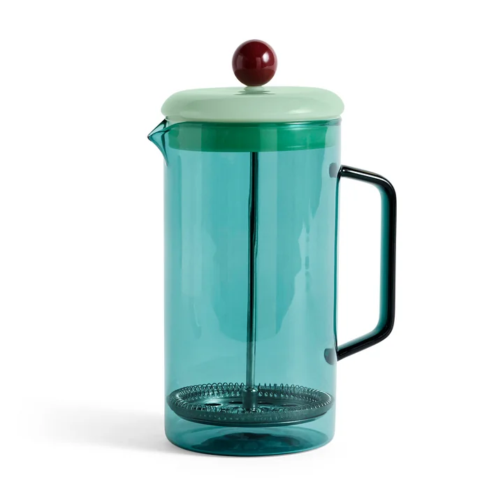French Press coffee maker from HAY in color aqua