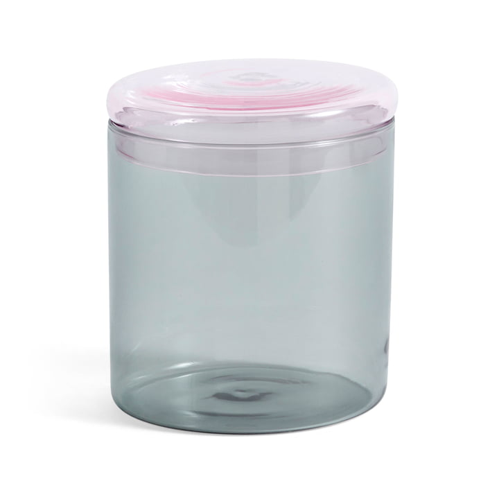 Borosilicate Jar Storage jar 1 l from Hay in color gray
