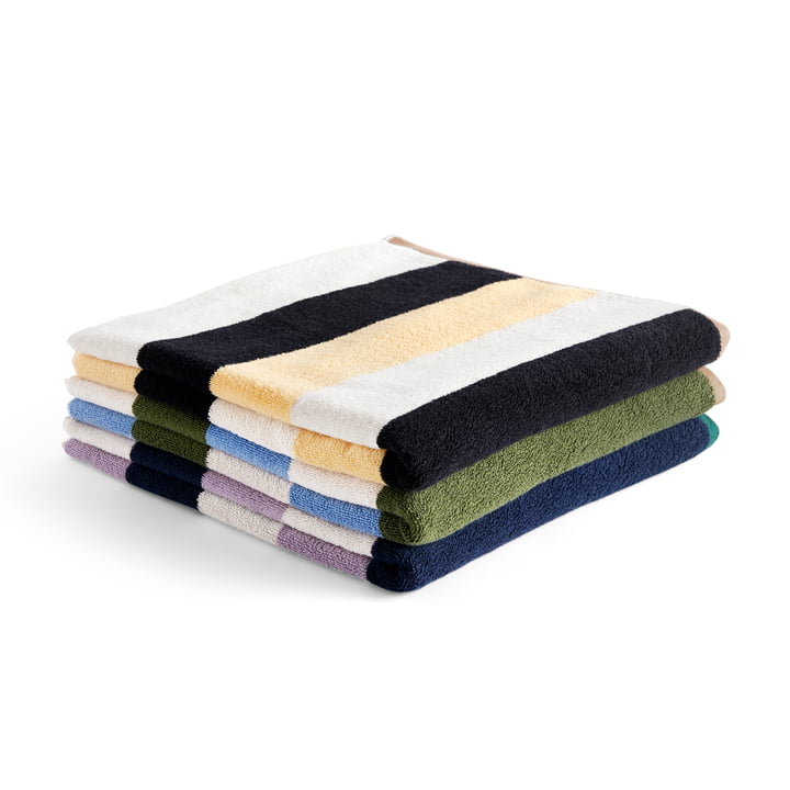 The Trio bath towels from Hay