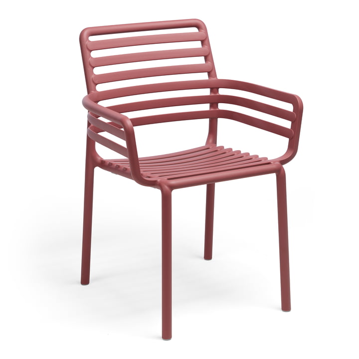 Doga Armchair from Nardi in color marsala
