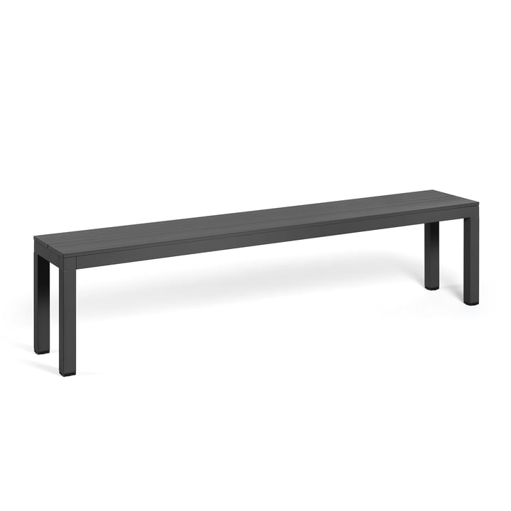 Rio aluminum bench from Nardi in the color anthracite