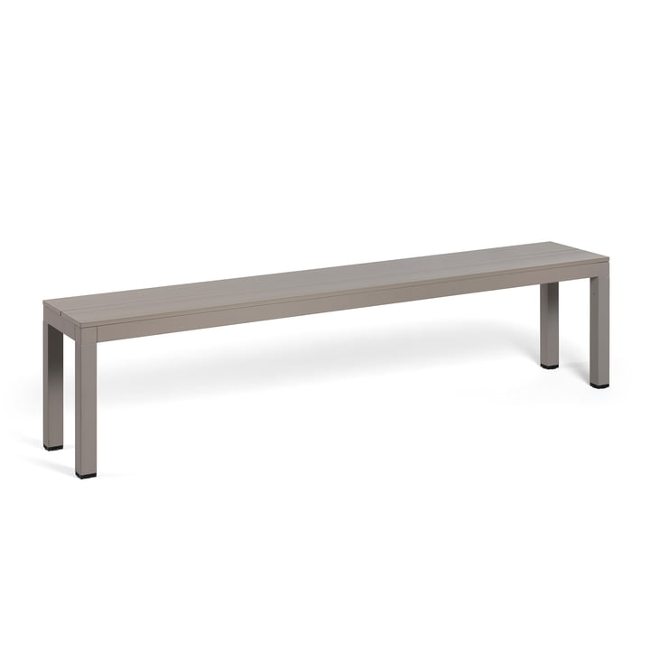 Rio Aluminum bench from Nardi in color taupe