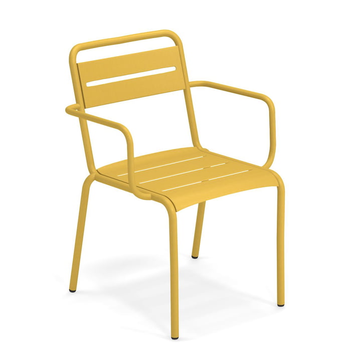 Star Outdoor armchair from Emu in curry