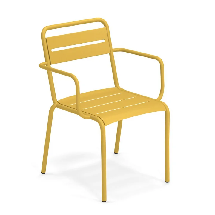 Star Outdoor armchair from Emu in curry