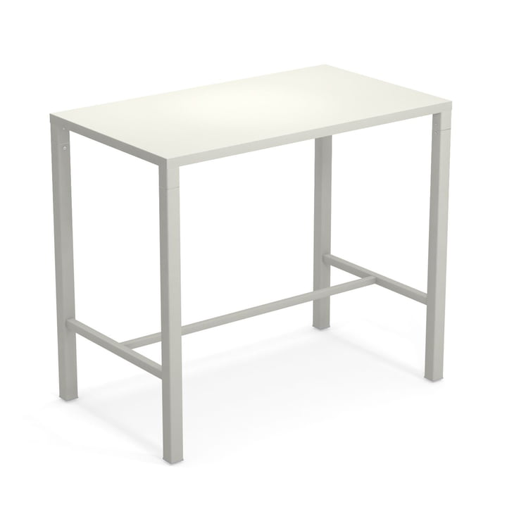 Nova Outdoor High table 120 x 70 cm from Emu in white