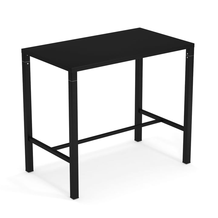 Nova Outdoor High table 120 x 70 cm from Emu in black