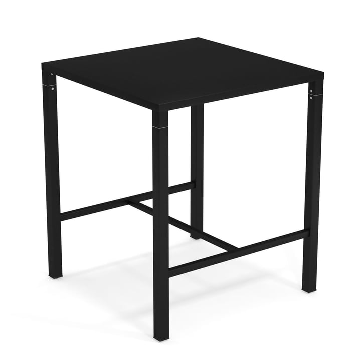 Nova Outdoor High table 90 x 90 cm from Emu in black