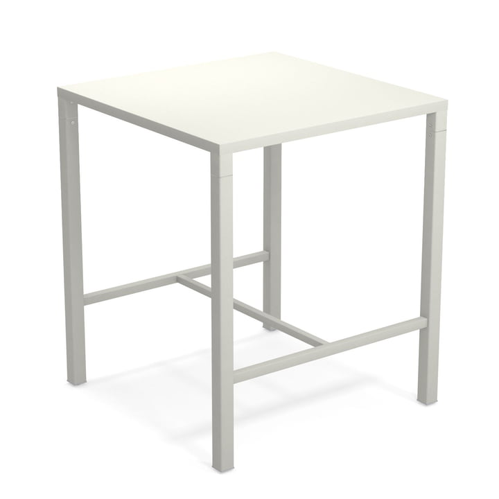 Nova Outdoor High table 90 x 90 cm from Emu in white