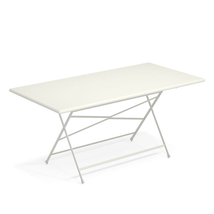 Arc en Ciel Folding table, 160 x 80 cm from Emu in white