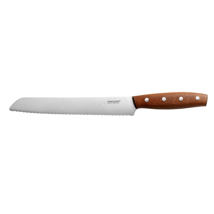 Norr Bread knife 21 cm from Fiksars in stainless steel / maple