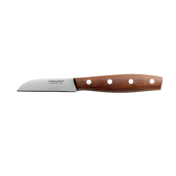 Norr paring knife 7 cm from Fiskars in stainless steel / maple