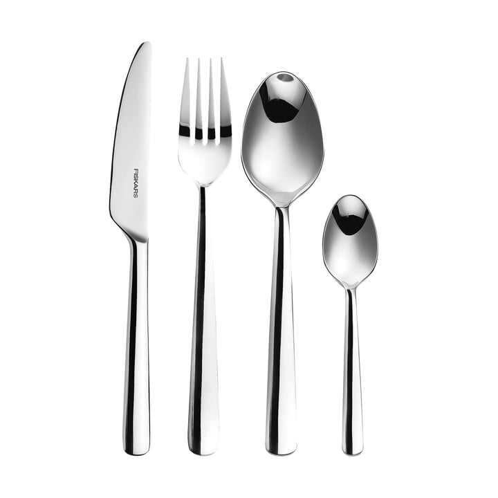Functional Form Cutlery set from Fiskars in polished stainless steel (24 pcs.)