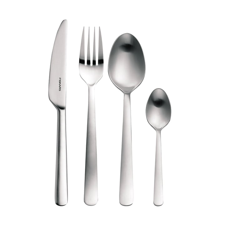 Functional Form Cutlery set from Fiskars in stainless steel matt (24 pcs.)