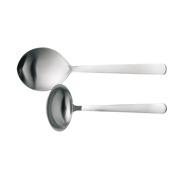 Functional Form Serving cutlery from Fiskars in stainless steel matt (2 pcs.)