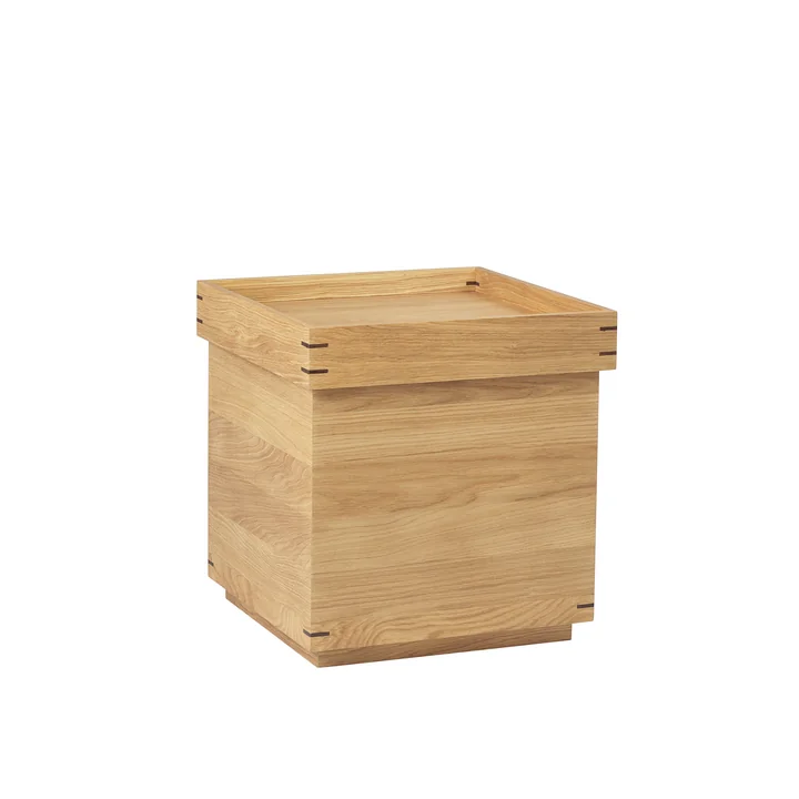 Japanese Tray Table S from Kristina Dam Studio in oiled oak (dark)