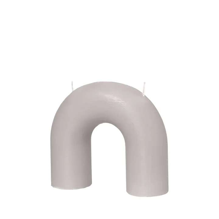 Bend Candle from Broste Copenhagen in the design rainy day