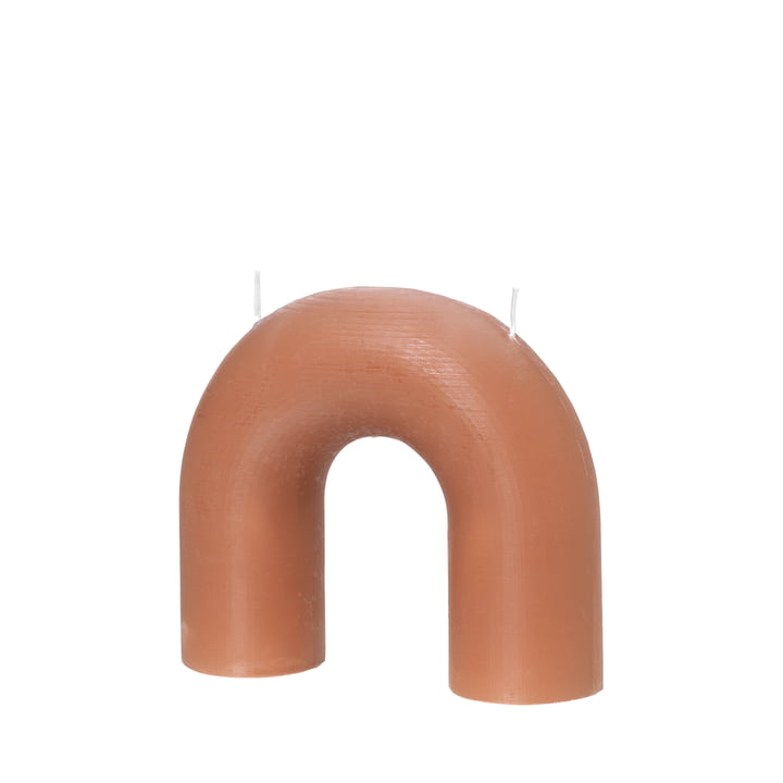 Bend Candle from Broste Copenhagen in the finish indian tan