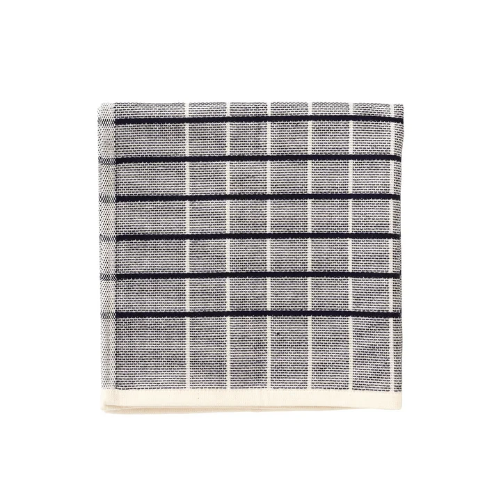 Herman Tea towel from Broste Copenhagen in the design maritime blue (striped)