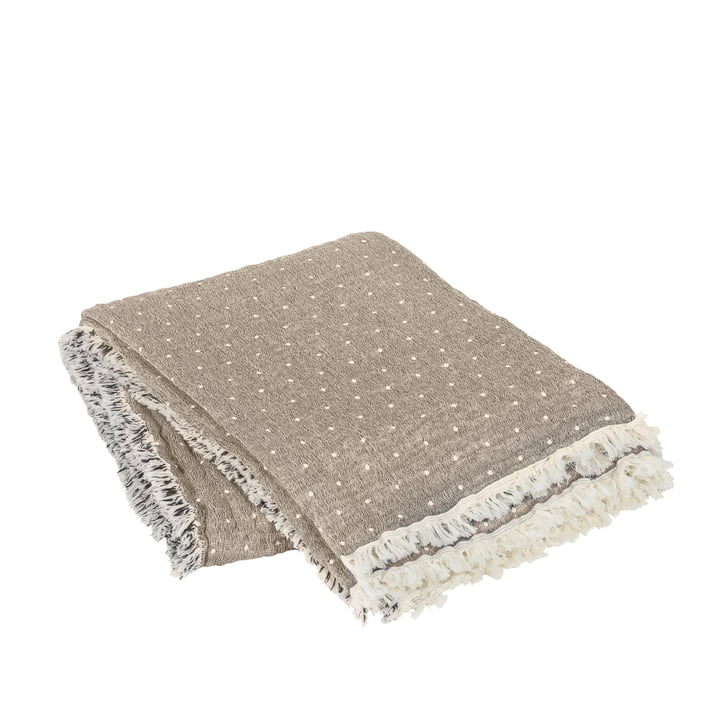 Paula Bedspread from Broste Copenhagen in the color beige / off white