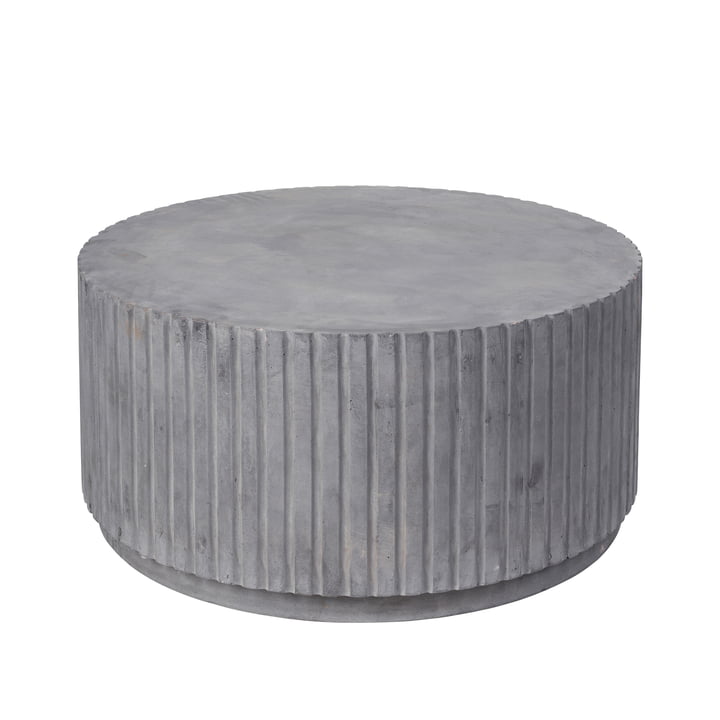 Rillo Side table from Broste Copenhagen in the version charcoal