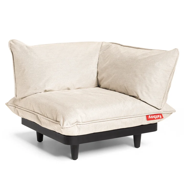 Paletti Outdoor Corner sofa module from Fatboy in the color sahara
