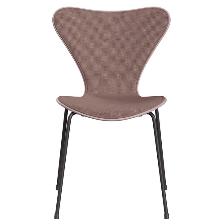 Series 7 chair, ash pale rose colored / frame warm graphite / pale rose (Re-wool) by Fritz Hansen