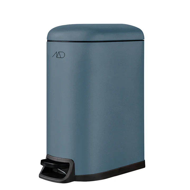 Walther Pedal bin, stone blue from Mette Ditmer