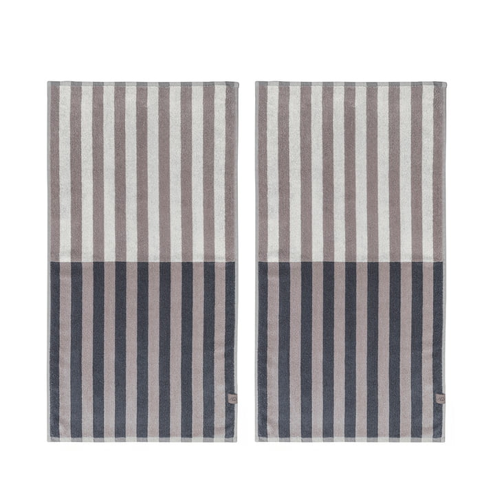 Disorder Guest towel 40 x 55 cm, off-white (set of 2) from Mette Ditmer