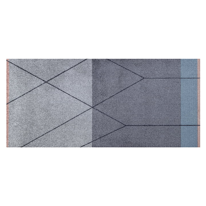 Linea Doormat 70 x 150 cm, dark gray from Mette Ditmer