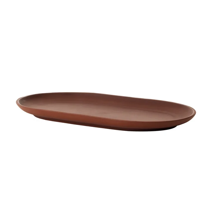 Sand Secrets Serving dish oval, terra by Design House Stockholm