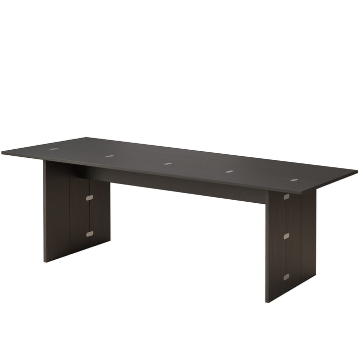 Flip Table 230 x 90 cm, black stained oak by Design House Stockholm