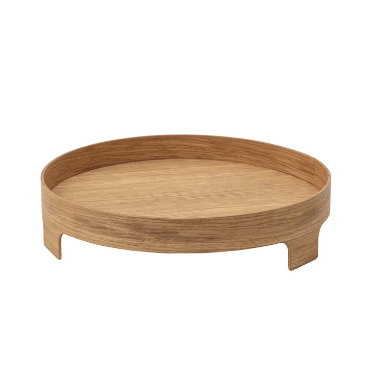 Bridge Tray Ø 42 cm, oak by Design House Stockholm