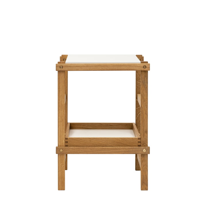 Frame Shelf small, 42.2 x 39 x 58 cm, oak / white by Design House Stockholm