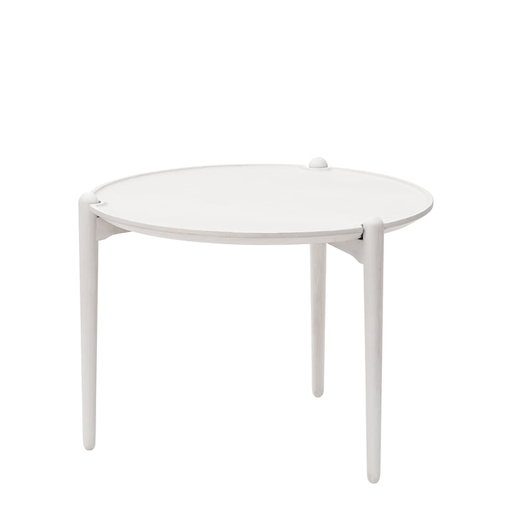 Aria Side table high, Ø 60 x 46 cm, white by Design House Stockholm
