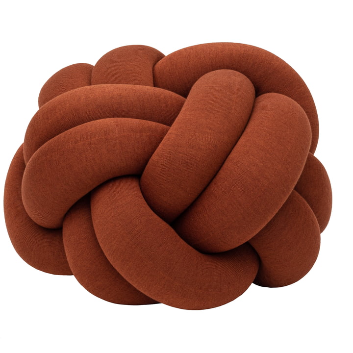 Knot Cushion XL by Design House Stockholm in ochre