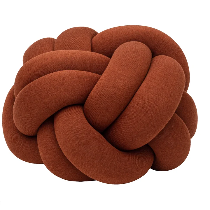 Knot Cushion XL from Design House Stockholm in ochre