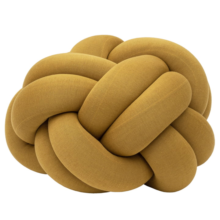Knot Cushion XL from Design House Stockholm in yellow