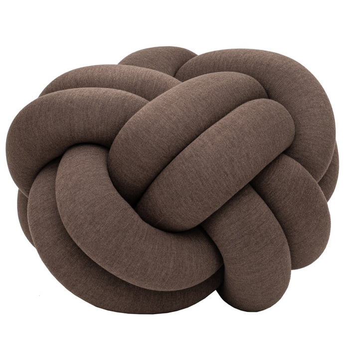 Knot Cushion XL from Design House Stockholm in brown