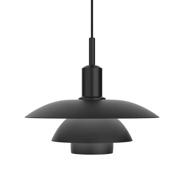 PH 5/5 Pendant light, aluminum black from Louis Poulsen