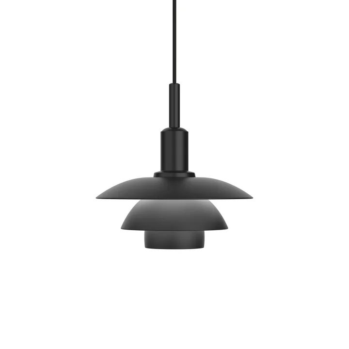 PH 3/3 Pendant light, aluminum black from Louis Poulsen