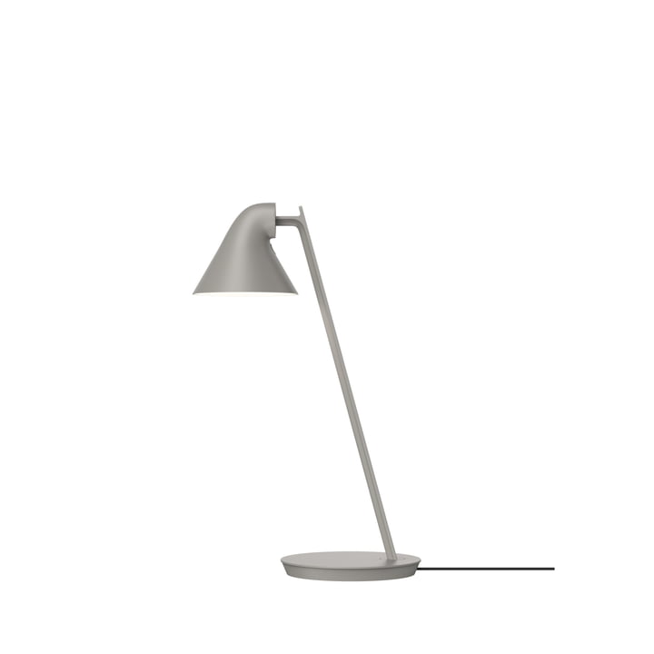 NJP Mini LED table lamp, light gray from Louis Poulsen