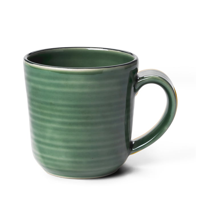 Colore Mug with handle 33 cl in sage green from Kähler Design