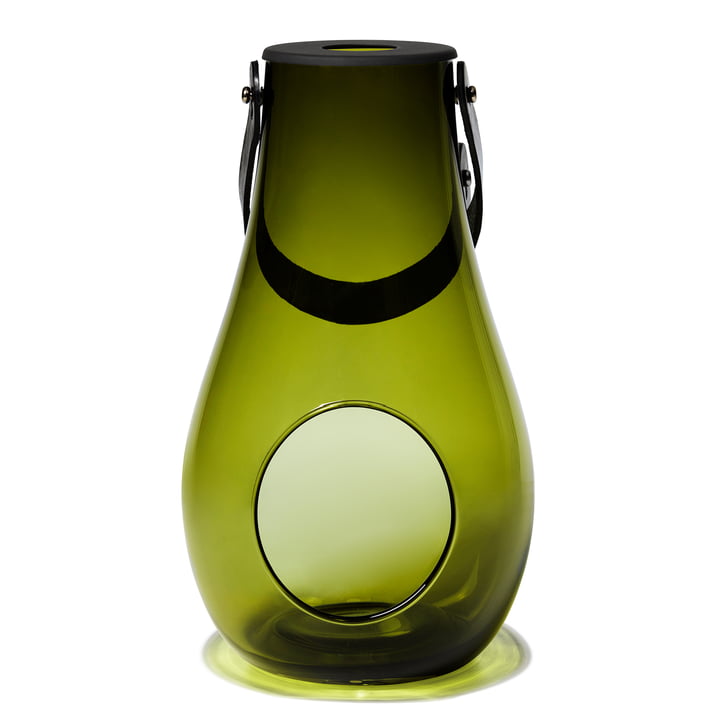 Design with light Lantern H 29 cm in olive green from Holmegaard