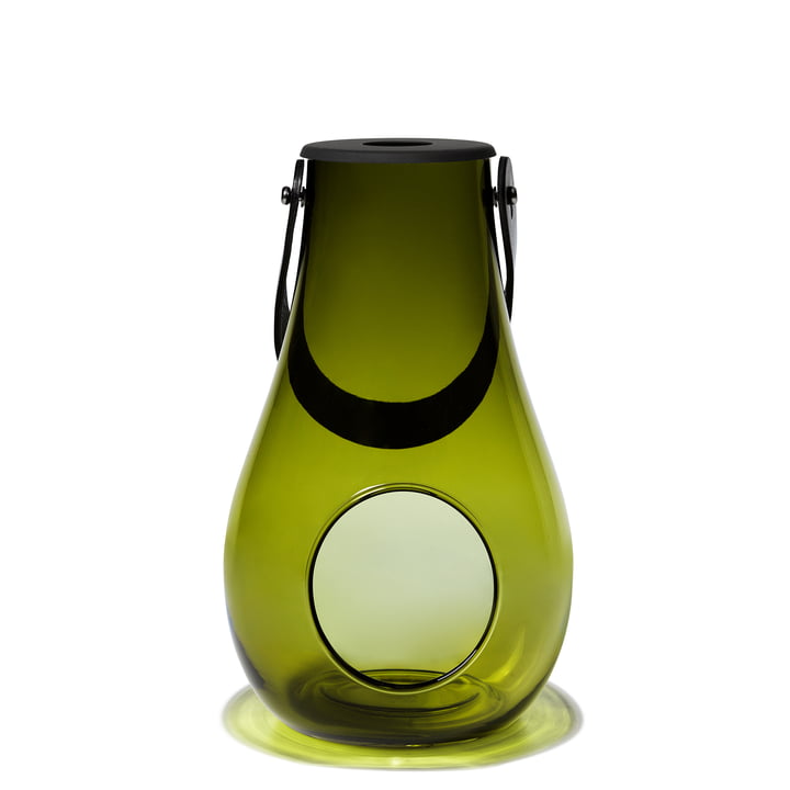 Design with light Lantern H 25 cm in olive green from Homegaard